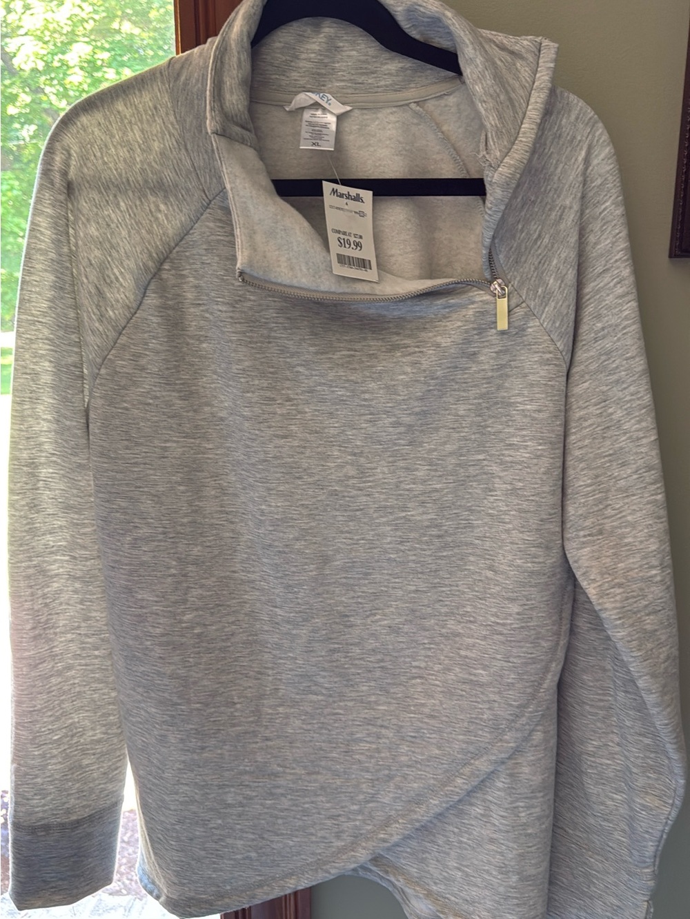 Heather Gray Pullover Hoodie Sweatshirt